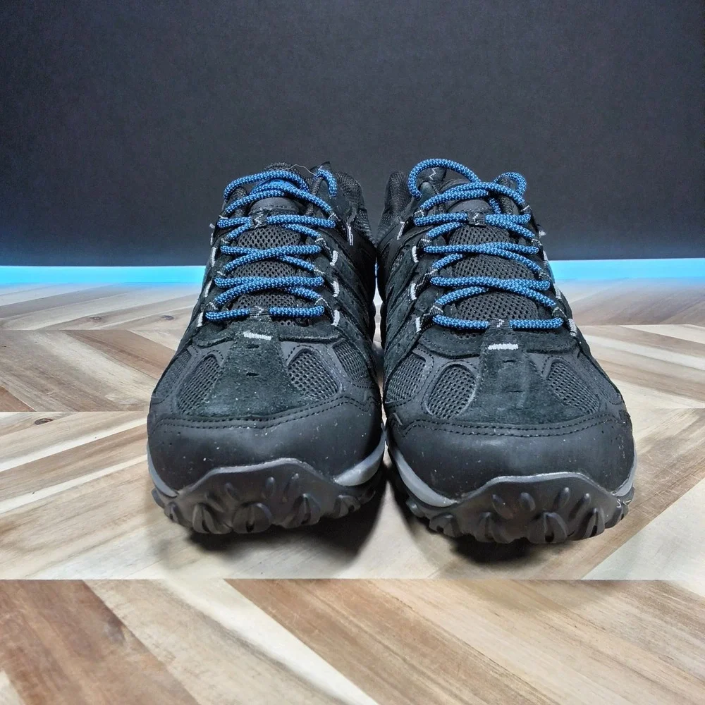 Merrell Low Top Men's 11.5 Lace-up Hiking Shoes Accentor 3 Black Suede J135471